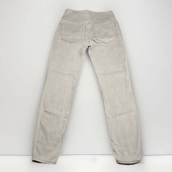 Spanx Grey Stretch Jegging Skinny Grey side zipper sz M - Picture 2 of 10